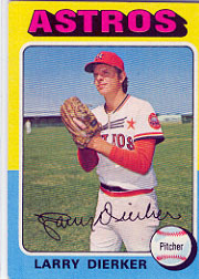 1975 Topps Mini Baseball Cards      049      Larry Dierker